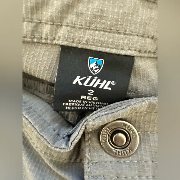 Kuhl Women's Horizn Skinny Cargo Pants - Gray - Hiking, Outdoor, Travel Size 2 - Picture 6 of 8